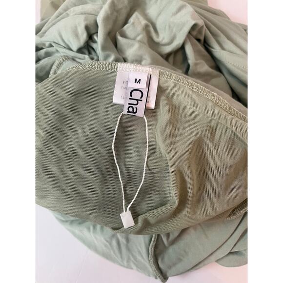 Green Tulle‎ Ruched Mermaid Cocktail Dress - Picture 2 of 4